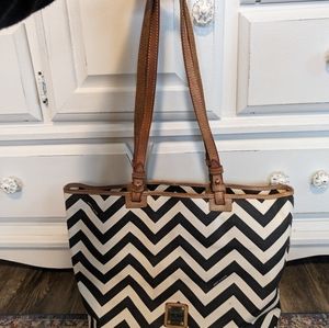 Dooney and Bourke Chevron tote